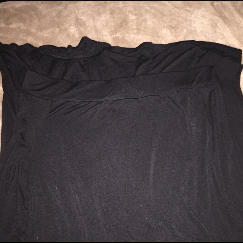 NWOT a.n.a Black Maxi Skirt 2XL